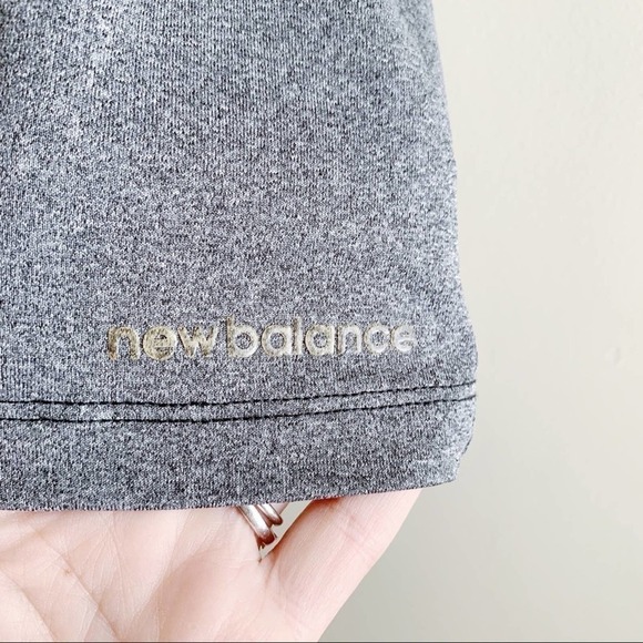 New Balance • Quick Dry Racer Back Workout Tank Top in Grey/Orange, Size Medium - Picture 6 of 11